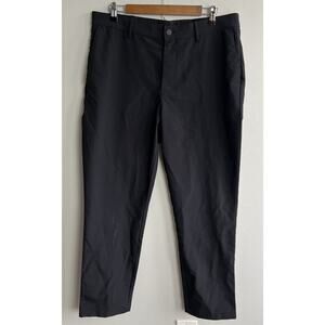 Banana Republic Stretch Slim Fit Flat Front Pant 36x30 Black #1557516 Men’s